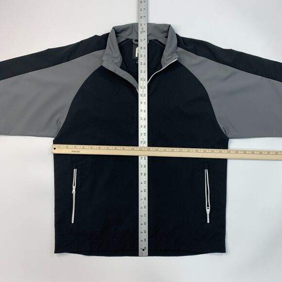 FootJoy Golf Jacket Mens S Small Black Short Sleeve Pullover Quarter Cover Up - Picture 7 of 13